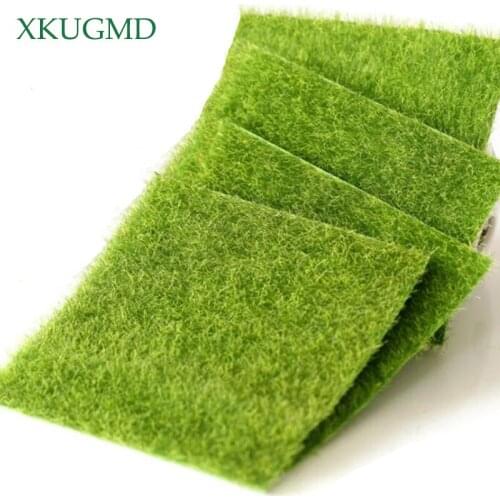 5Pcs Grass Mat Green Artificial Lawns 30x30cm Small Turf Carpets Fake Sod Home Garden Moss for Home Floor Wedding Decoration