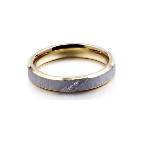 Fashion simple stainless steel brushed sand ring, Japanese and Korean unisex ring