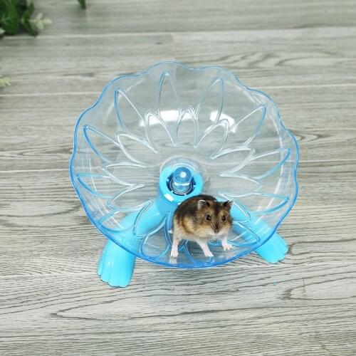 New hamster wheel bracket, hamster plate, transparent crystal ball, pet products, toys, sports, eating and running plate