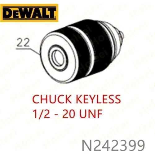 DEWALT CHUCK KEYLESS N242399 for DC901 DW988 DW987 DW984K DW984 DCD995 DCD990 DCD985 DW981 DW980 DCD945 DCD940 DC981K DC980K