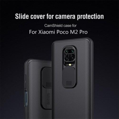 For Xiaomi Poco M2 Pro Case NILLKIN Slide Camera Protection Case For Xiaomi Poco M2 Pro Anti-skid Camshield