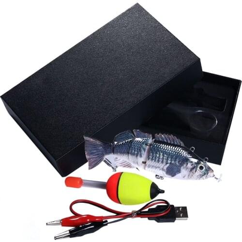 1 Sets Fishing Lure Electric Propeller Wobbler Robotic Usb Recharge Trolling Swimbaits Fishing Tackle Crankbait Fish Accessiries