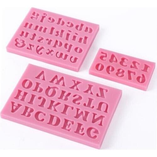 Sugar Craft Letter Number Silicone Mold Fondant Mold Cake Decorating Tools Chocolate Mold Kitchen Baking Mould