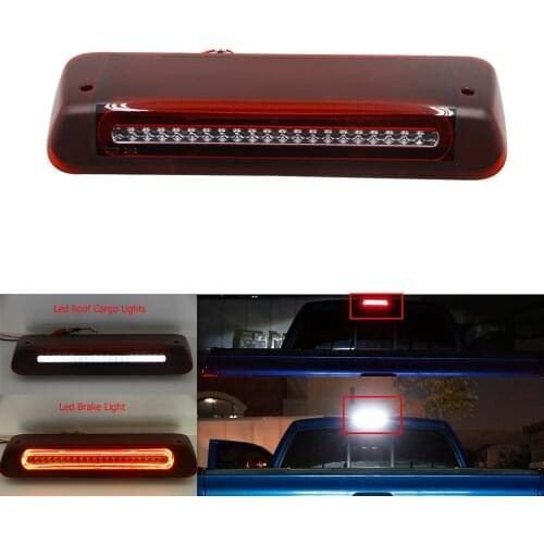 LED Car Roof Cargo Light White / 3rd brake Lamp Red For Ford F-150 04-08 For Explorer Sport Trac 07-10 Lincoln Mark LT 06-08