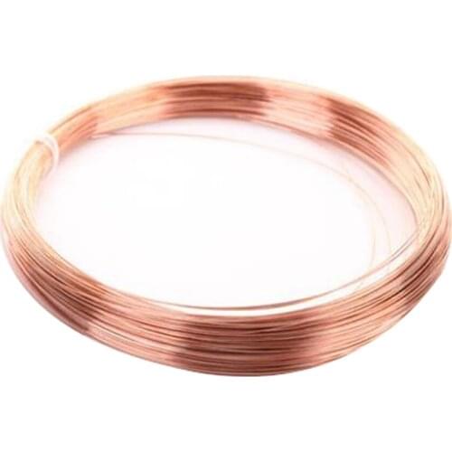 T2 Red Copper Line 1kg/lot 0.5/0.8/1.0/1.5mm/2.0/3.0/4.0/5.0mm beading wire metal Copper thread wire for electric wire