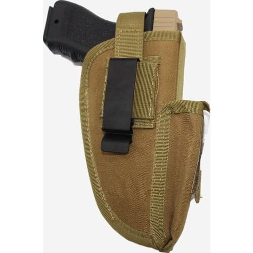 Right Left Hand Nylon Airsoft Holster For All Sizes Pistol Universal Adjustable Metal Clip Belt Waist Gun Case Hunting Holsters