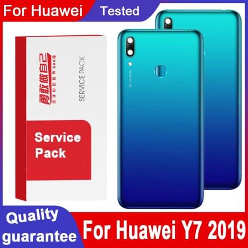 High quality Back Housing Replacement For Huawei Y7 2019 Back Cover Battery For Huawei Y7 Prime 2019 Rear cover