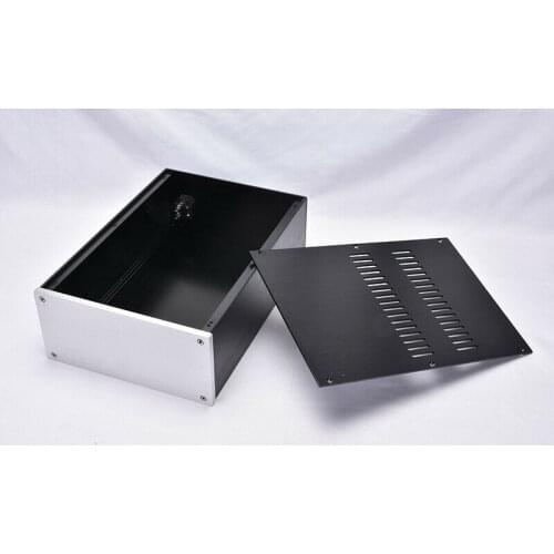 ZEROZONE Full Aluminum Enclosure Case Power Amp Chassis PSU Box 220*120*311mm L14-52