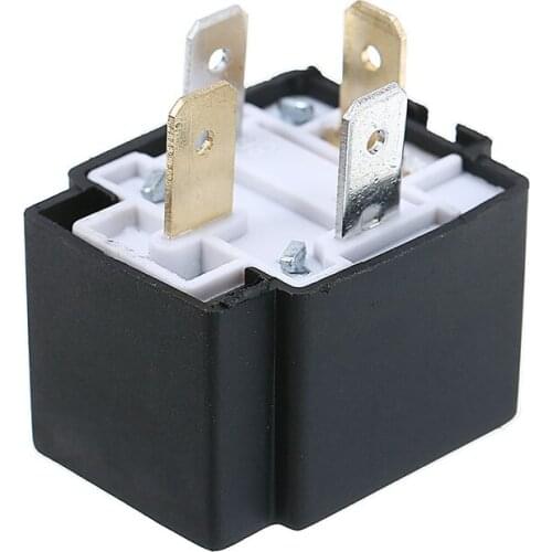 1pc Car Normally Open Contacts Fused Relay On/Off With Bracket 4-Pin For Automotive Uses Electronic Relays DC 12V 30A