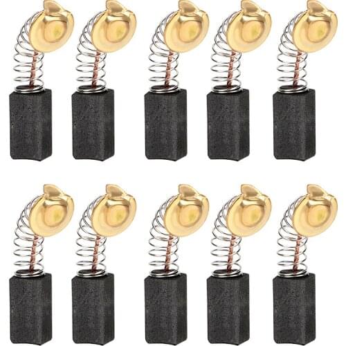 10pcs Carbon Brush Power Tools Accessories High Hardness For Dremel Accessories Electric Drill Tool Electric Grinder