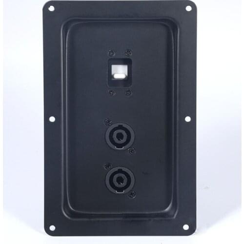 2pcs/lot 725 speaker junction box connector Professional stage input wiring iron board card double 4 core ohm head