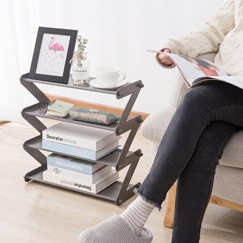 4 Layers Shoe Rack Stainless Steel Bookshelf Sundries Shoes Storage Rack Home Shelves Bedroom Living Room Shoe Holder Organizer