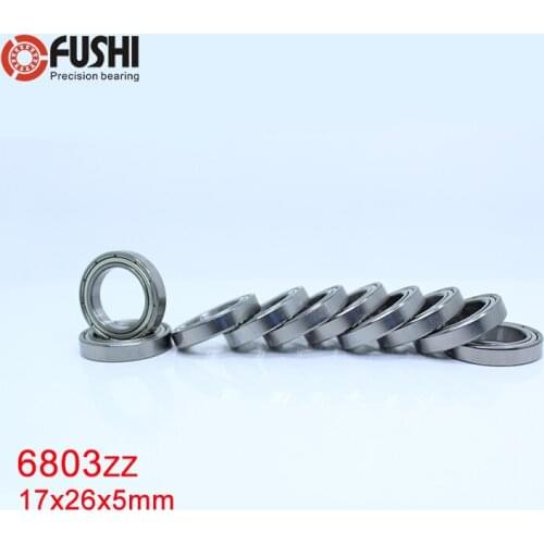 6803ZZ Bearing 17*26*5 mm ( 10 PCS ) ABEC-1 Metric Slim Thin Section 61803Z 6803 Z ZZ Ball Bearings 6803Z