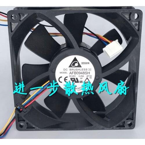 AFB0948SH For Delta 9025 48V Double Ball High Volume PWM Fan 9cm Communication Converter Fan