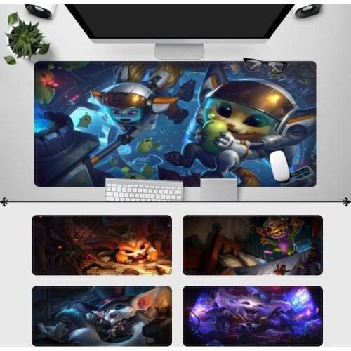 Accessories League of Legends Gnar Mouse Pad PC Laptop Gamer Mousepad Anime Antislip Mat Keyboard Desk Mat For Overwatch/CS GO