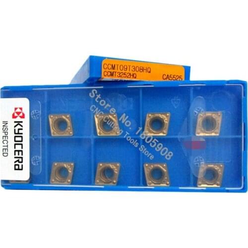 Free shopping! 10PCS CCMT09T308HQ CA5525 lathe cutting tools CNC blade alloy carbide cutting tool carbide inserts