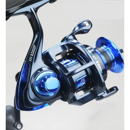 1000s -6000s Spinning Reel 12KG Max Drag 4.7:1 Gear Ratio Distant Wheel Raft Reel Line Coil Anchor Trolling Wheel De Pesca