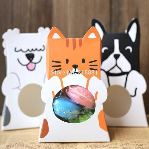 Candy boxes,animal gift box,cookie gift box,birthday favor box 30pcs/lot