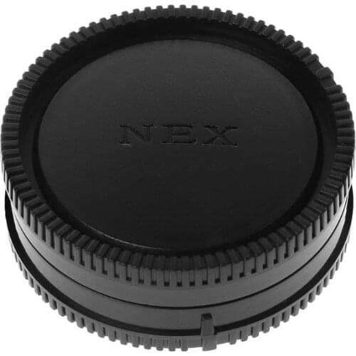 Anti-scratch Rear Lens Body Cap Camera Cover Anti-dust 60mm E-Mount Protection Plastic Black for Sony A9 NEX7 NEX5 A7 A7II