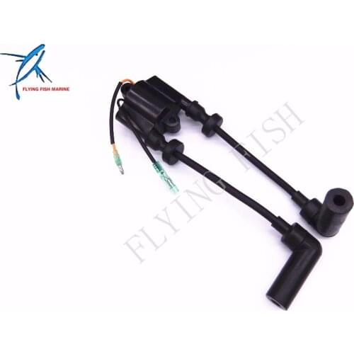 Boat Motor 65W-85570-01-00 65W-85570-00-00 Ignition Coil for Yamaha 4-Stroke 25HP F25 T25TLR Outboard Engine Free Shipping