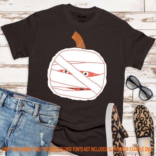 Mummy pumpkin halloween cute graphic women fashion pure cotton holiday gift vintage party street style tees t shirt art tops