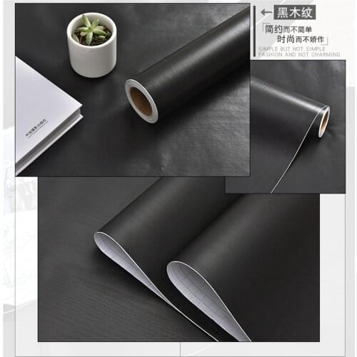 Wood Grain Wall Stickers Waterproof Self-Adhesive PVC Home Decor Decal Furniture Renovation Wallpaper Desk Door Decorative Film