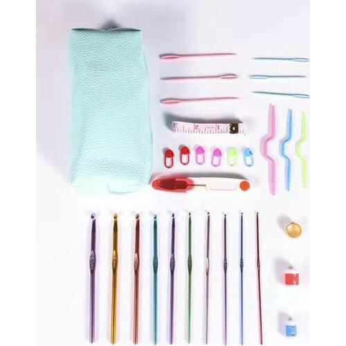 2021 New Crochet Knitting Tool Set Small Accessories Small Pin Buckle Alumina Crochet Hook for Wholesale