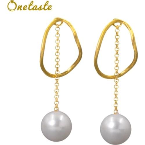 Onetaste Women's Gold Earrings