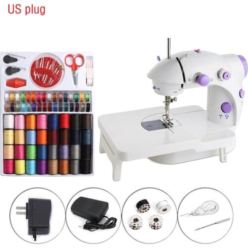 Portable Electrec Sewing Machine Set Stitch Sew needlework Cordless Clothes Fabrics LED Handheld Sewing Machines
