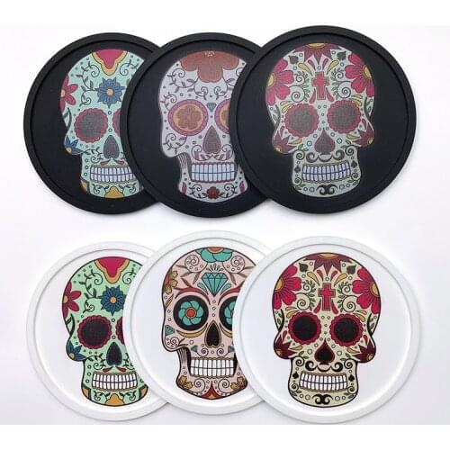 Super fashion Heat Insulation Table Mat Family Office Anti-skid Tea Cup Milk Mug Coffee Cup Coasters Custom Logo Available