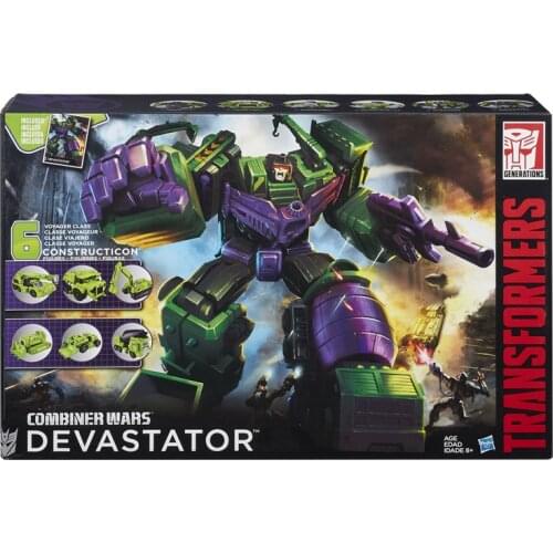 TAKARA TOMY Transformers Voyager Class Construction Figures Combiner Wars Devastator Generations Car Robot IDW Collection Toy