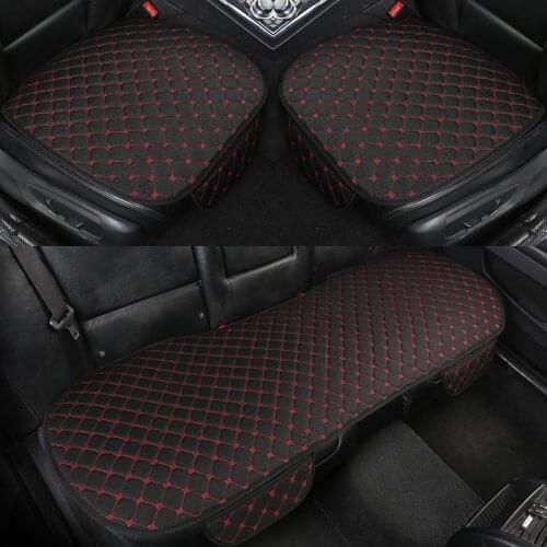 Universal Car Seat Cushion 4 Colors Flax Seat Covers Non-slip Comfortable Car Styling Protector Fit Most Automobile Vehicles