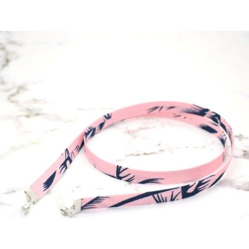 Vintage Glasses Strap Chain Coconut Tree Printed Wide Sunglasses Eyeglasses Rope Lanyard Holder Anti Slip Eyewear Cord Accessory