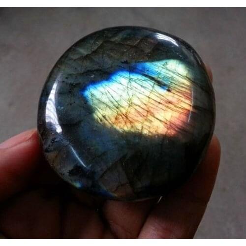 Xd j00751 Natural Labradorite Crystal Rough Polished rock From Madagascar