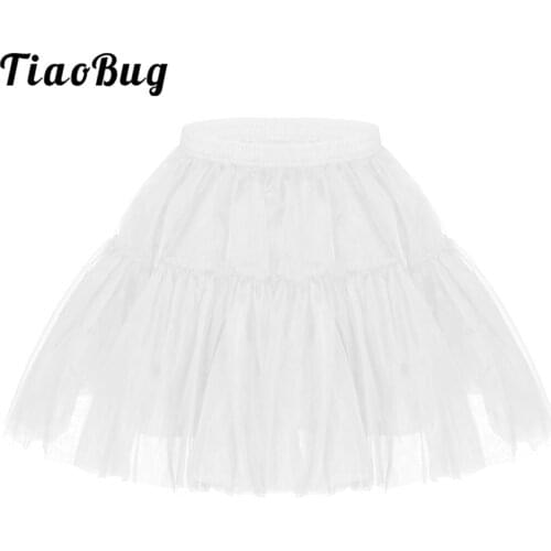 White or Black Petticoat A-line 4 Layers Wedding Crinoline Underskirt for Bridal Dress Cosplay Party Ladys Princess Tutu Skirt