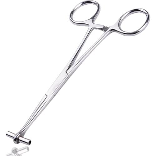 1PCS Stainless Steel Body Belly Ear Tongue Septum Lip Piercing Tool Plier Clamp No Infection Convenient To Use