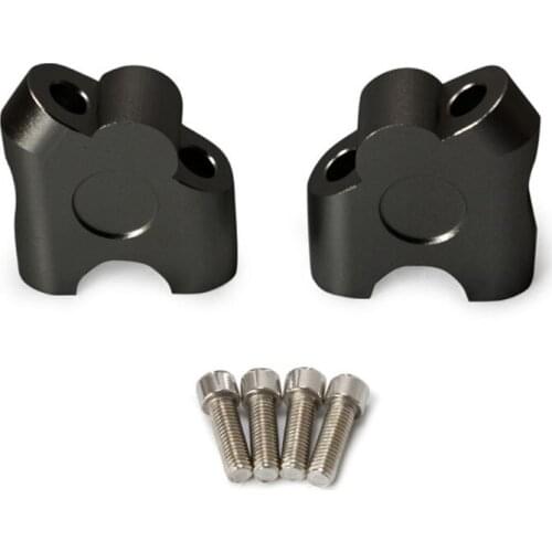 2021 New 2X Motorcycle 22mm Handlebar Riser Clamp Back Mount 7/8" Handle Bar Clamp Extend