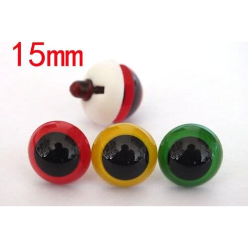 60pcs/lot Mixed Color Acrylic Safety Eyes Bears Dolls/toy eyes--15mm