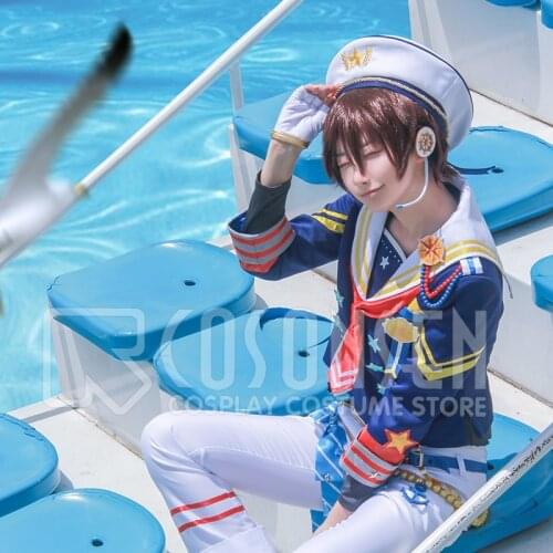 Ensemble Stars Morisawa Chiaki Voyage! Early Spring Cruising Live Cosplay Costume COSPLAYONSEN Full Set