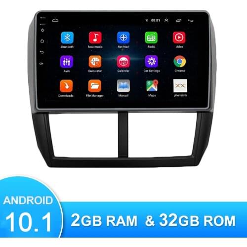 2Din 9" Car Radio GPS Multimedia MP5 Player Android 9.1 For Subaru Forester WRX 2007-2013 2G+32G Quad GPS Navigation Head Unit