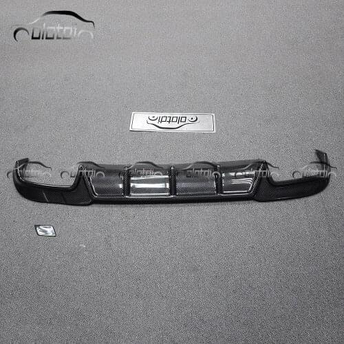 Car Parts Carbon Rear Bumper Fins Spoiler Wing Splitter Lip Diffuser for Mercedes Benz W212 E63 2009