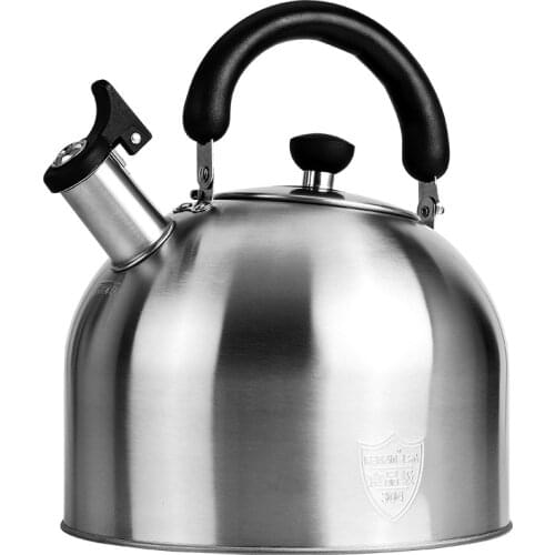 Stainless steel kettle, household gas cooker, universal large capacity, whistling kettle