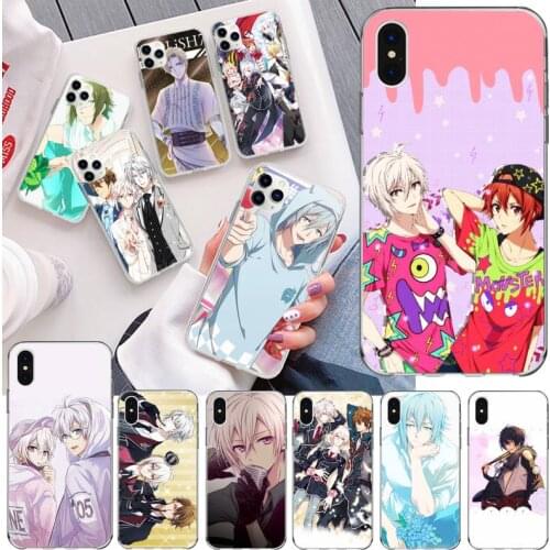 Hot Idolish7 Soft Silicone Black Phone Case for iPhone 11 pro XS MAX 8 7 6 6S Plus X 5S SE 2020 XR cover
