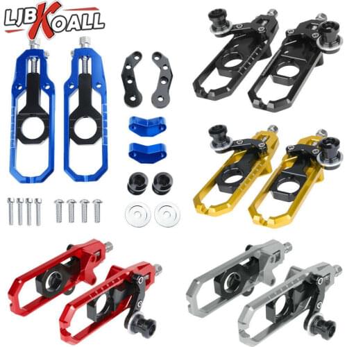 CNC Motorcycle Chain Adjusters Tensioner Axle Swingarm Spool For Suzuki GSX-R 600 GSXR750 GSXR600 750 2006 2007 2008 2009 2010