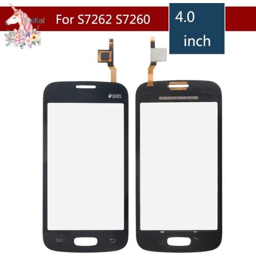 For Samsung Galaxy Star Pro S7262 GT-S7262 S7260 GT-S7260 Touch Screen Digitizer Sensor Front Glass Lens Panel Replacement