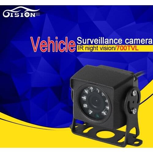 CCTV Security 700TVL Outdoor CCD Analog Rearview Waterproof Night Vision Mini Metal 4Pin 3.6MM Lens Car Camera For Dvr