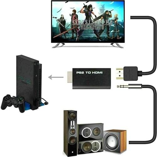 Playstation 2 PS2 to HDMI Converter Game to HDMI Adapter Cable RCA AV AudioVideo