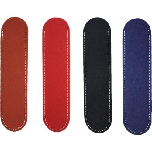 Leather Pen Pouch Holder Single Pencil Bag Pen Case For Rollerball Fountain Ballpoint Pen