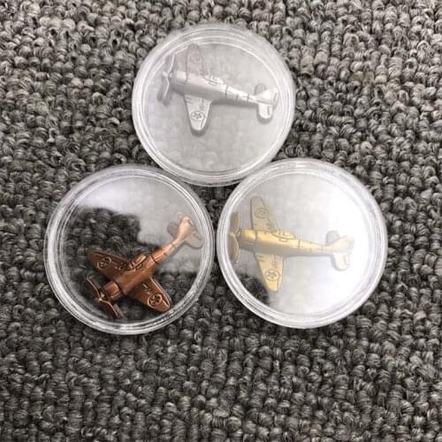 Metal Badge for Kerosene lighter Oil Lighter DIY Handmade Smoker Accessories Gadgets Lighters Decor Accessory Small airplane