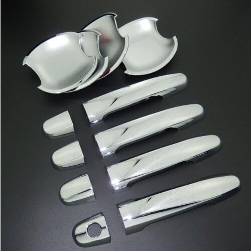For Toyota Camry 2002-2006 Chrome Side Door Handle Cover Trim & Door Bowl Cover Car Styling Decorate 2003 2004 2005